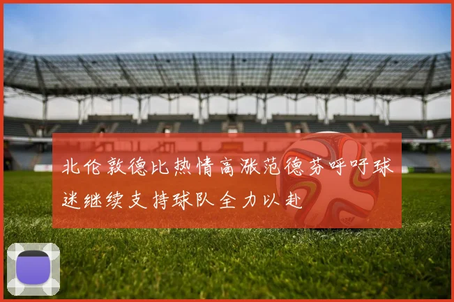 北伦敦德比热情高涨范德芬呼吁球迷继续支持球队全力以赴
